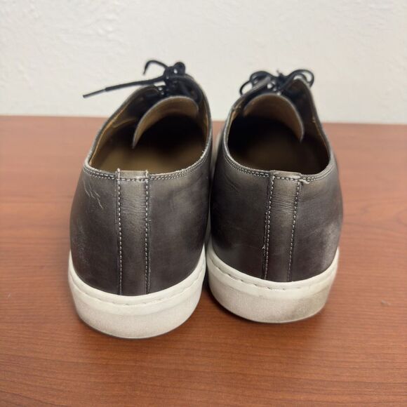 Magnanni Shoes Warwick Leather‎ Oxford Lace Up Low Top Sneakers Grey 9M 22684 - Picture 2 of 10